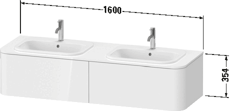 Szafka podumywalkowa do konsoli, HP4956 B