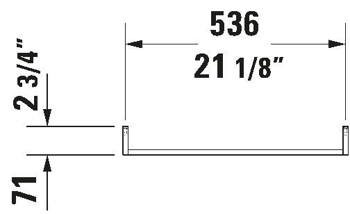 Towel Bar, 003037