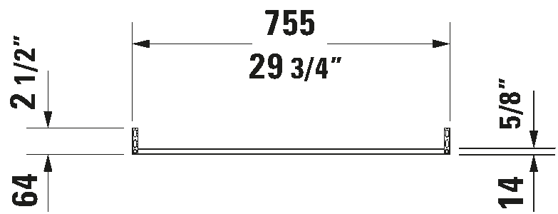 Towel Bar, 003038
