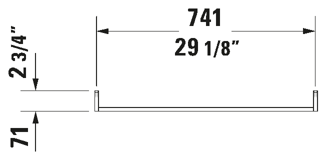 Towel Bar, 003038