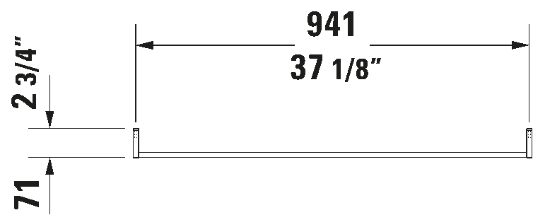 Towel Bar, 003039