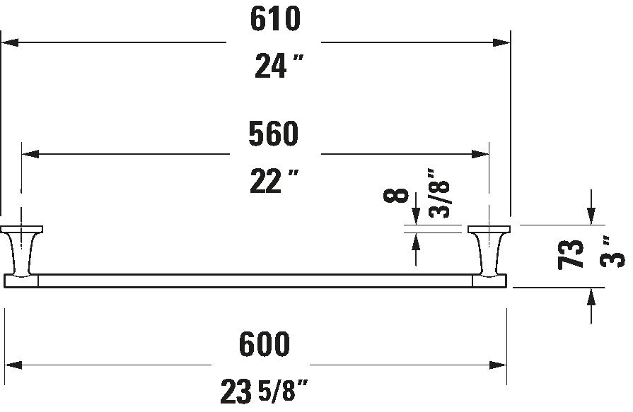 Towel Bar, 009942