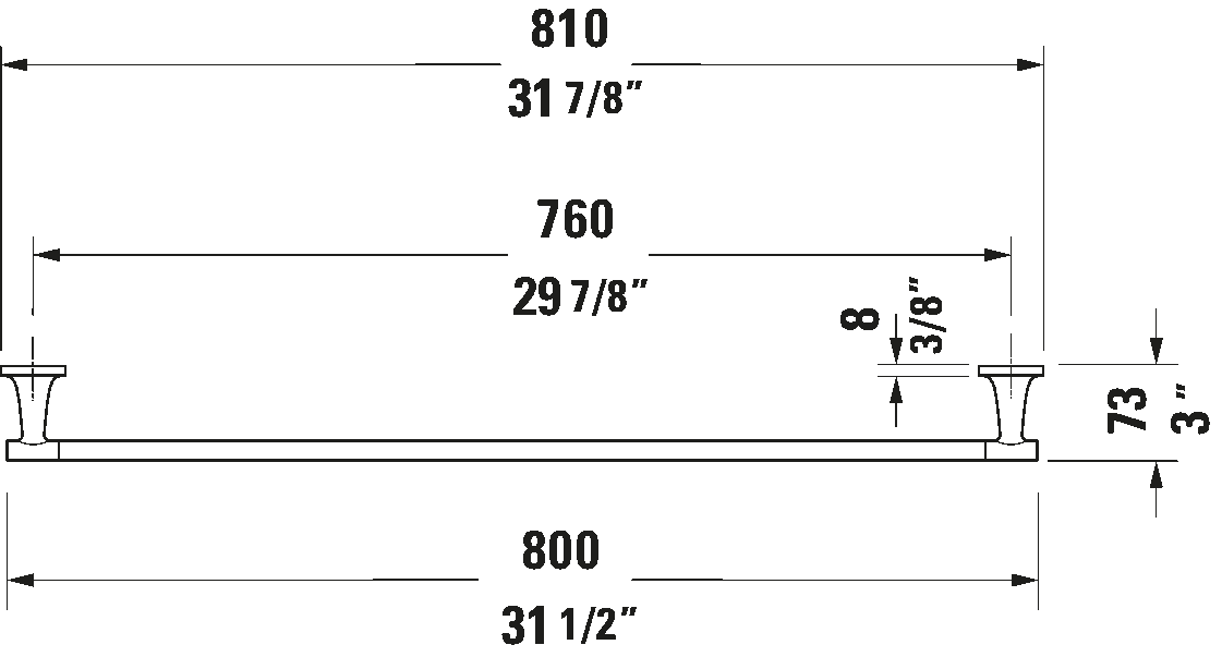 Towel Bar, 009943