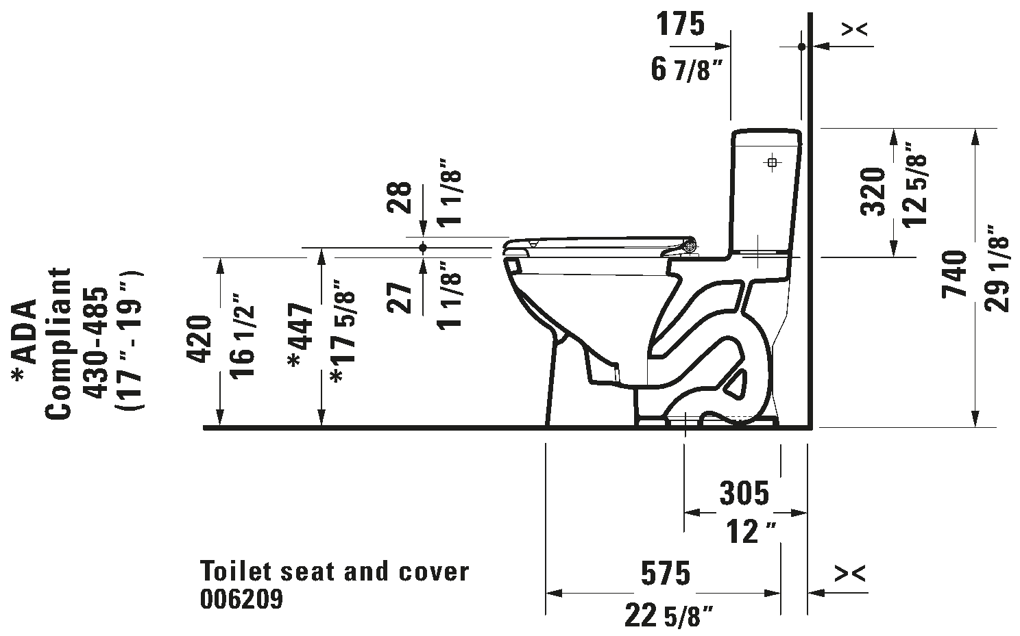 Toilet Seat, 006209