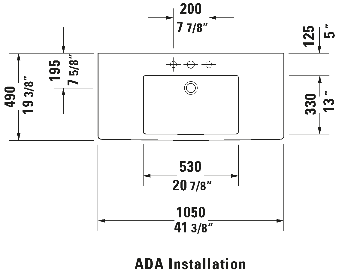 Wall Mounted Sink, 032910