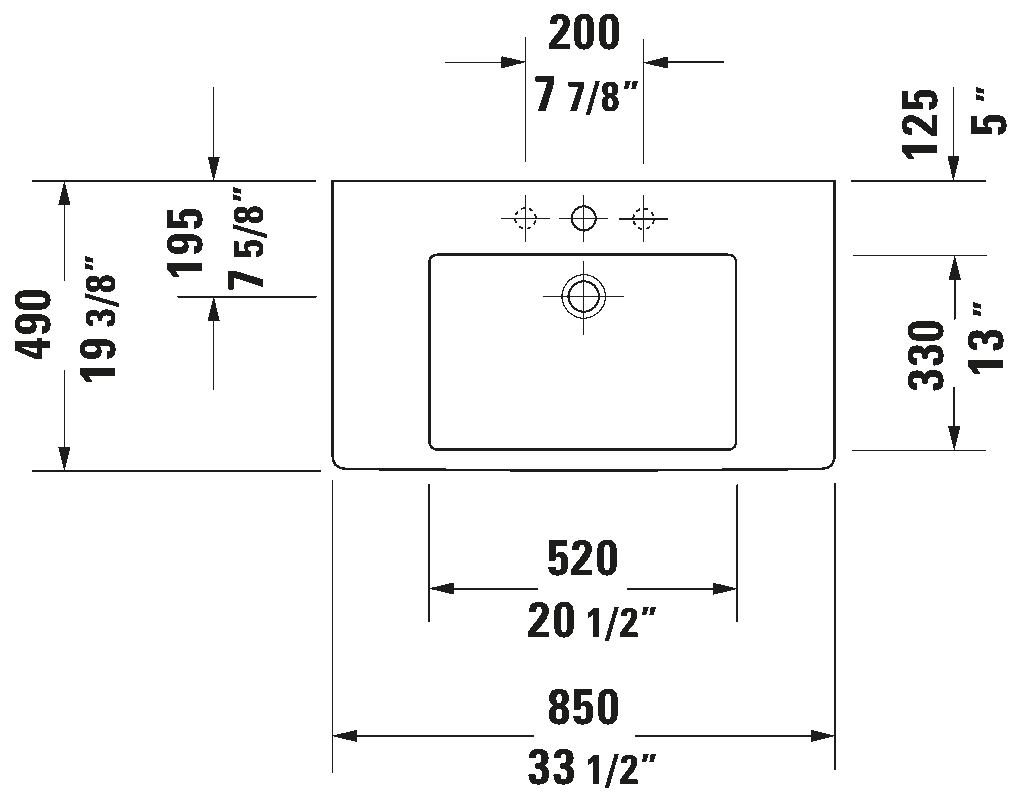 Wall Mounted Sink, 032985