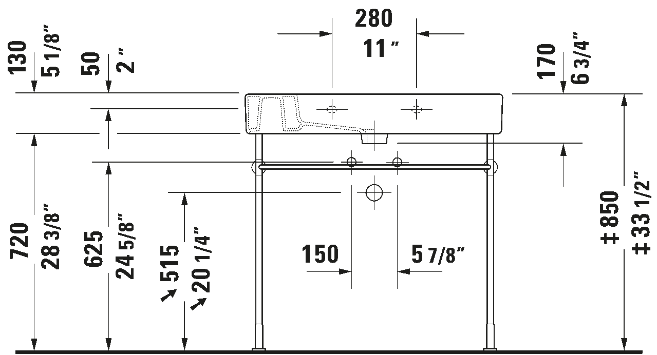 Wall Mounted Sink, 032985