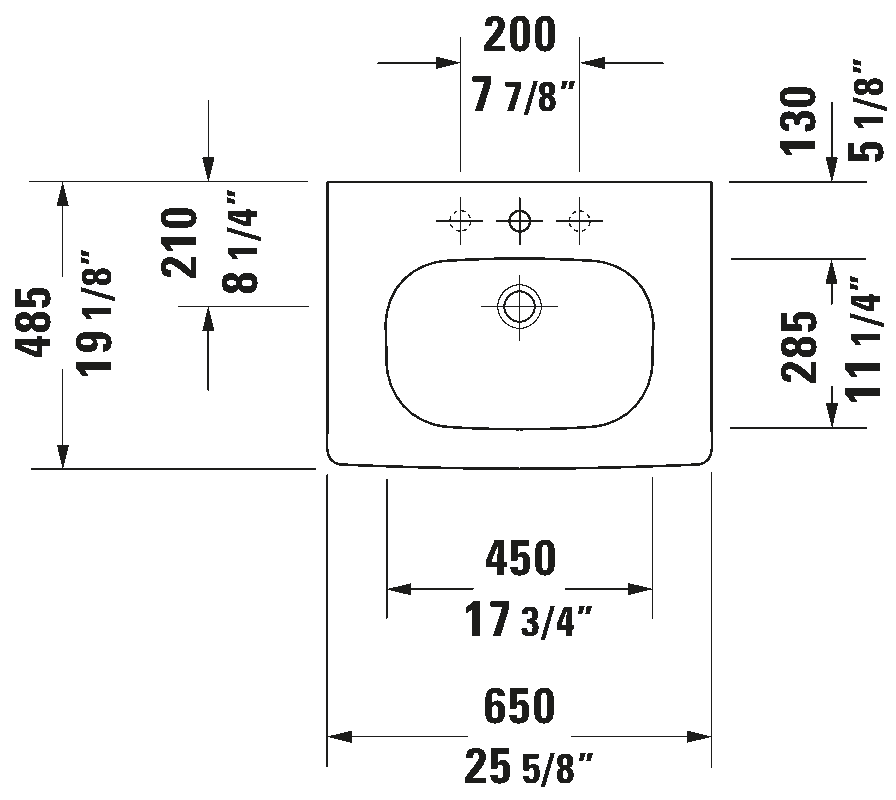 Wall Mounted Sink, 034265