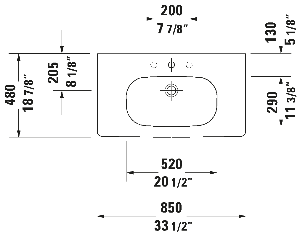 Wall Mounted Sink, 034285