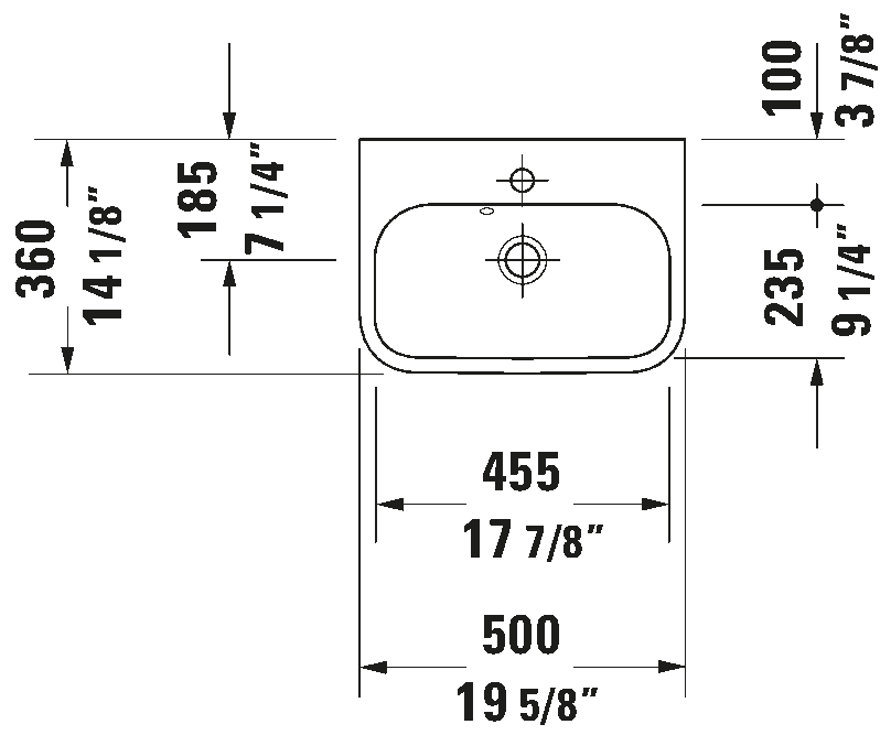 Wall Mounted Sink, 071050
