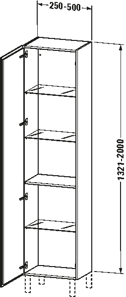 Tall cabinet Individual, LC1191 L/R