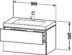 c-bonded set wall-mounted, LC6927 N/O