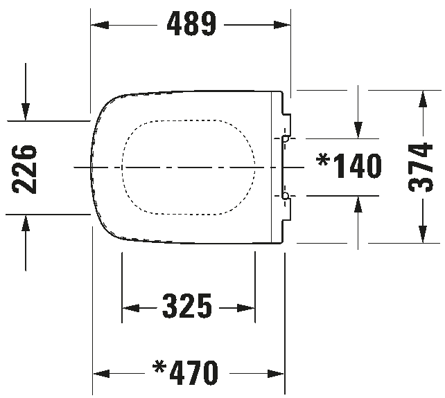 Toilet seat, 006059