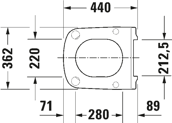 Toilet seat Vital, 002061