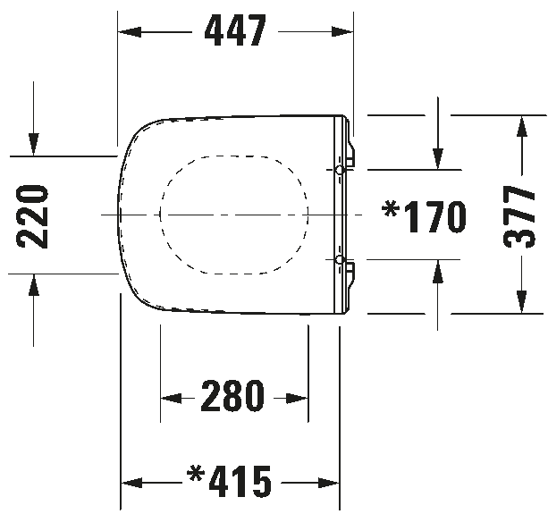 Toilet seat Vital, 002061