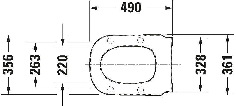 Toilet seat Vital, 006031