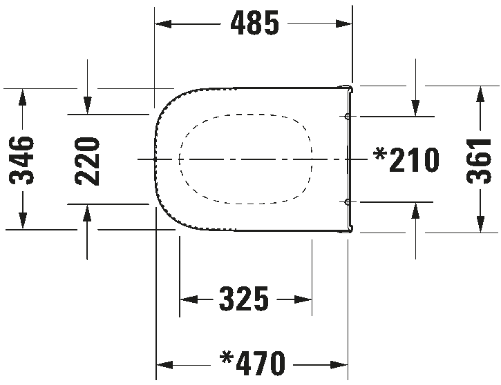 Toilet seat Vital, 006039