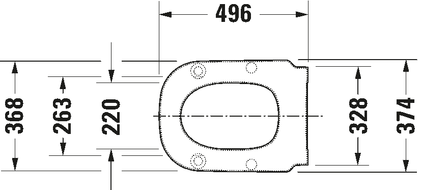 Toilet seat ring Vital, 006091