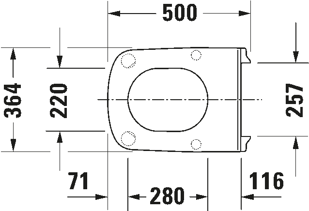 Toilet seat Vital, 006231