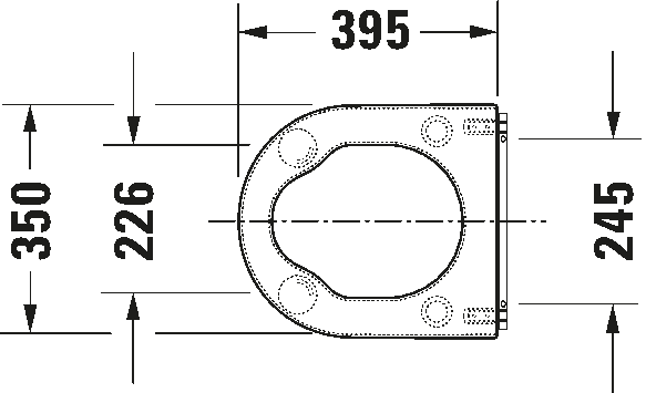 Toilet seat ring Vital, 006261