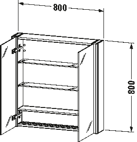 Mirror cabinet, XS7112