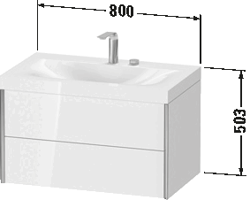 c-bonded set wall-mounted, XV4615 E/N/O