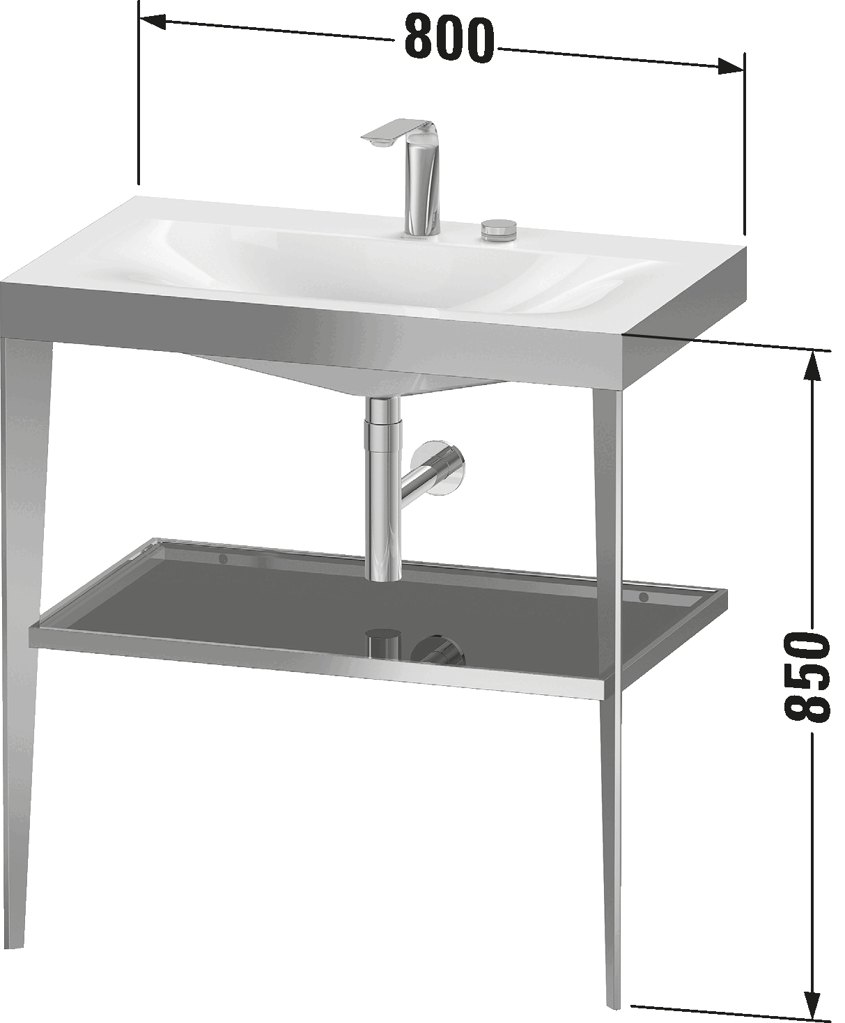 c-bonded set with metal console, XV4715 E/N/O