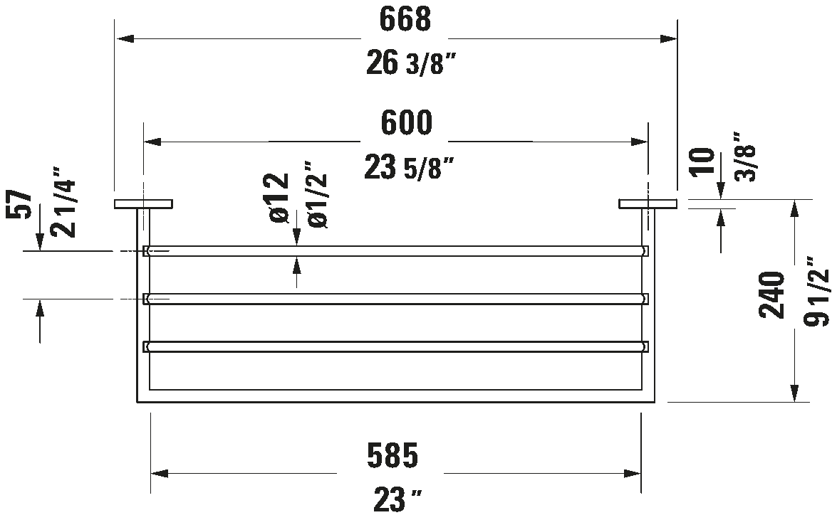 Towel Rack, 009962