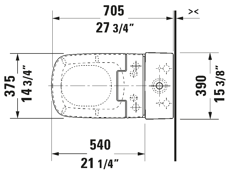 Shower toilet seat, 611200