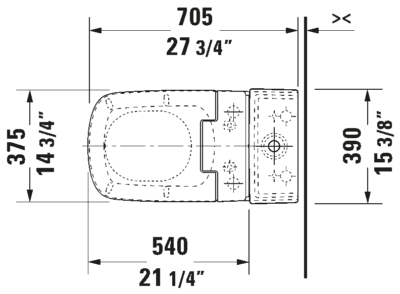 Shower toilet seat, 611200