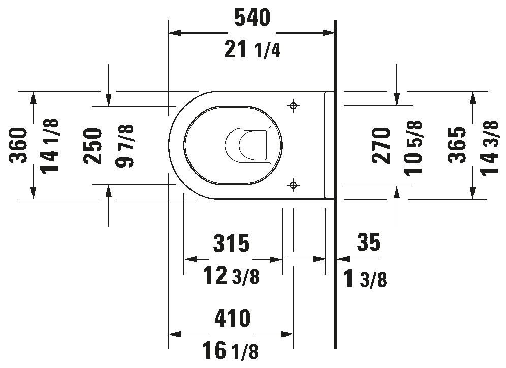 Wall Mounted Toilet, 222509
