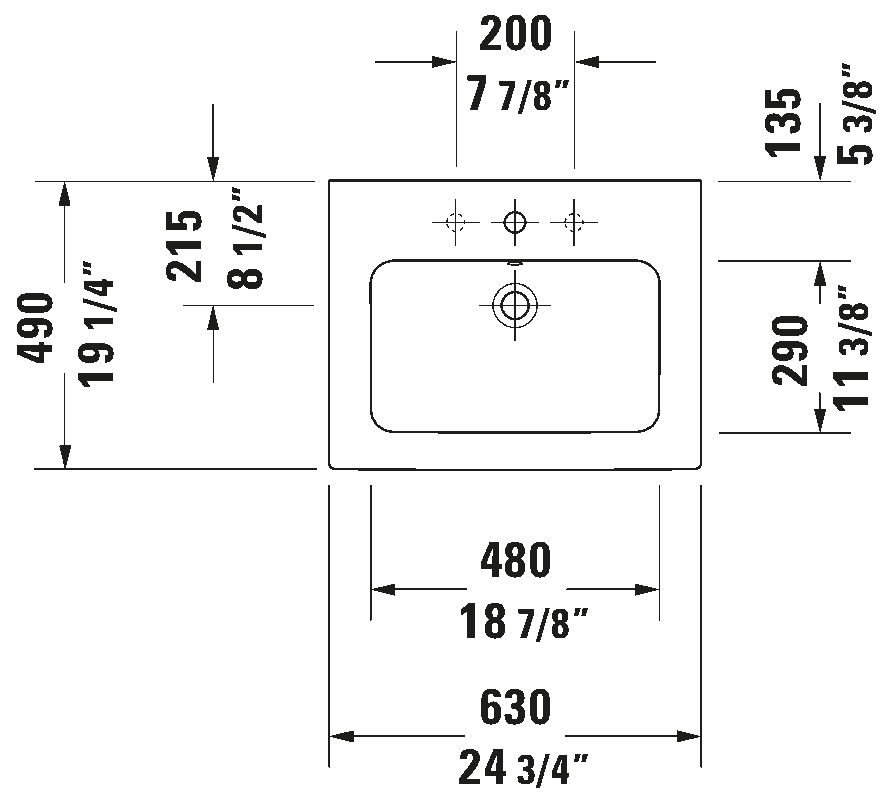 Wall Mounted Sink, 233663