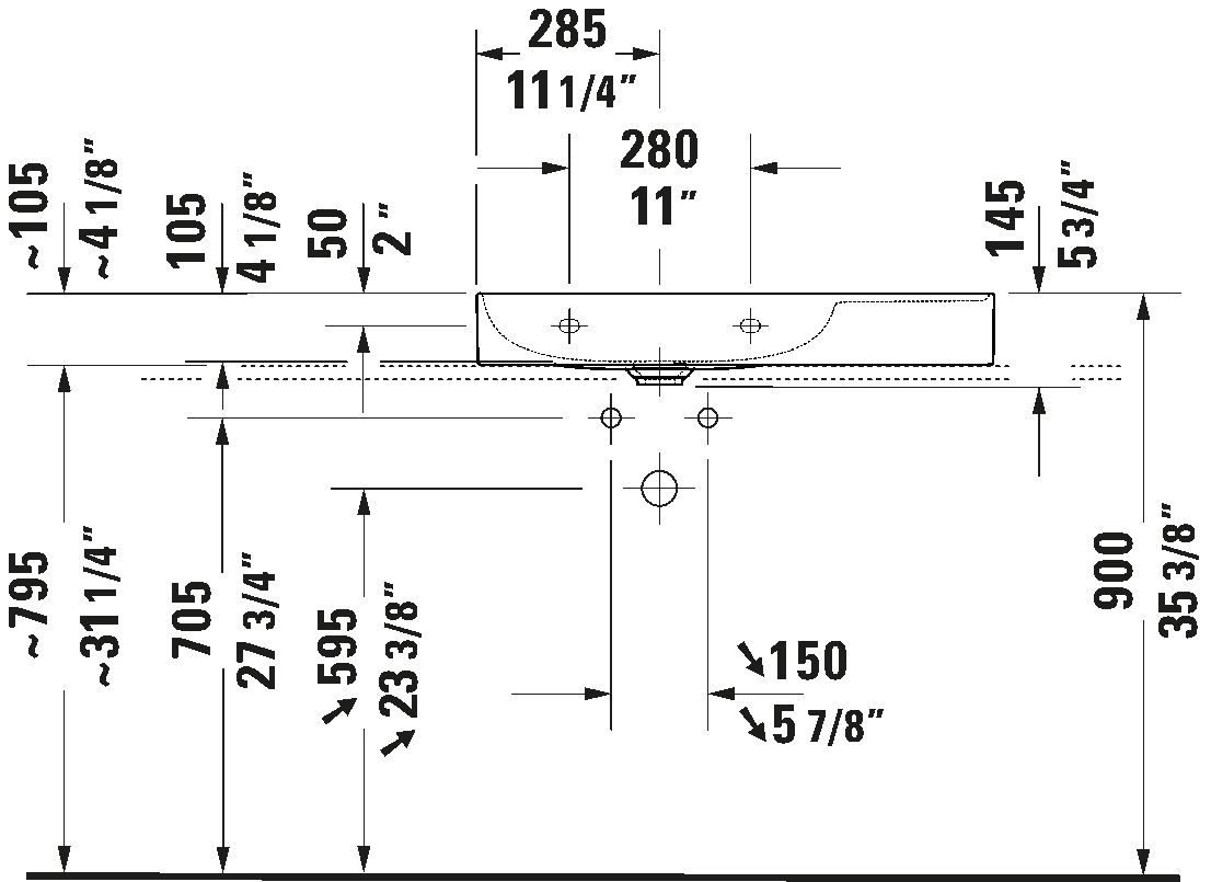 Wall Mounted Sink, 234880