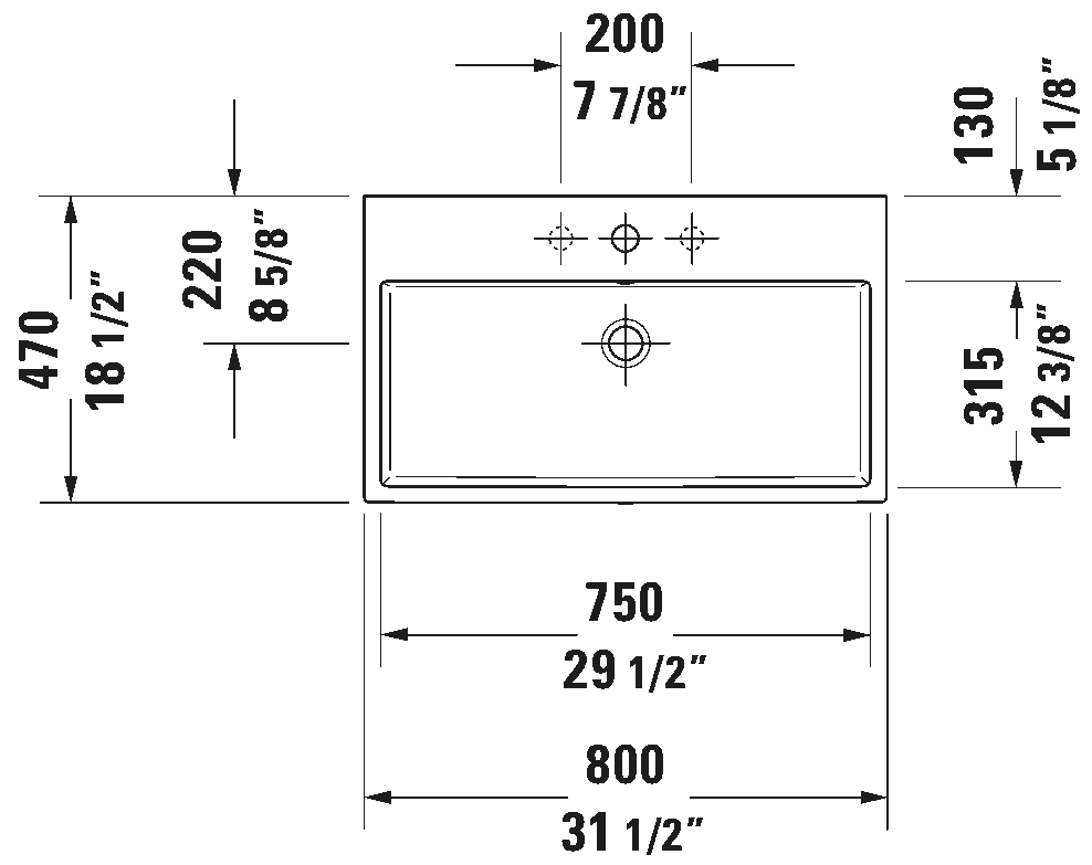Wall Mounted Sink, 235080