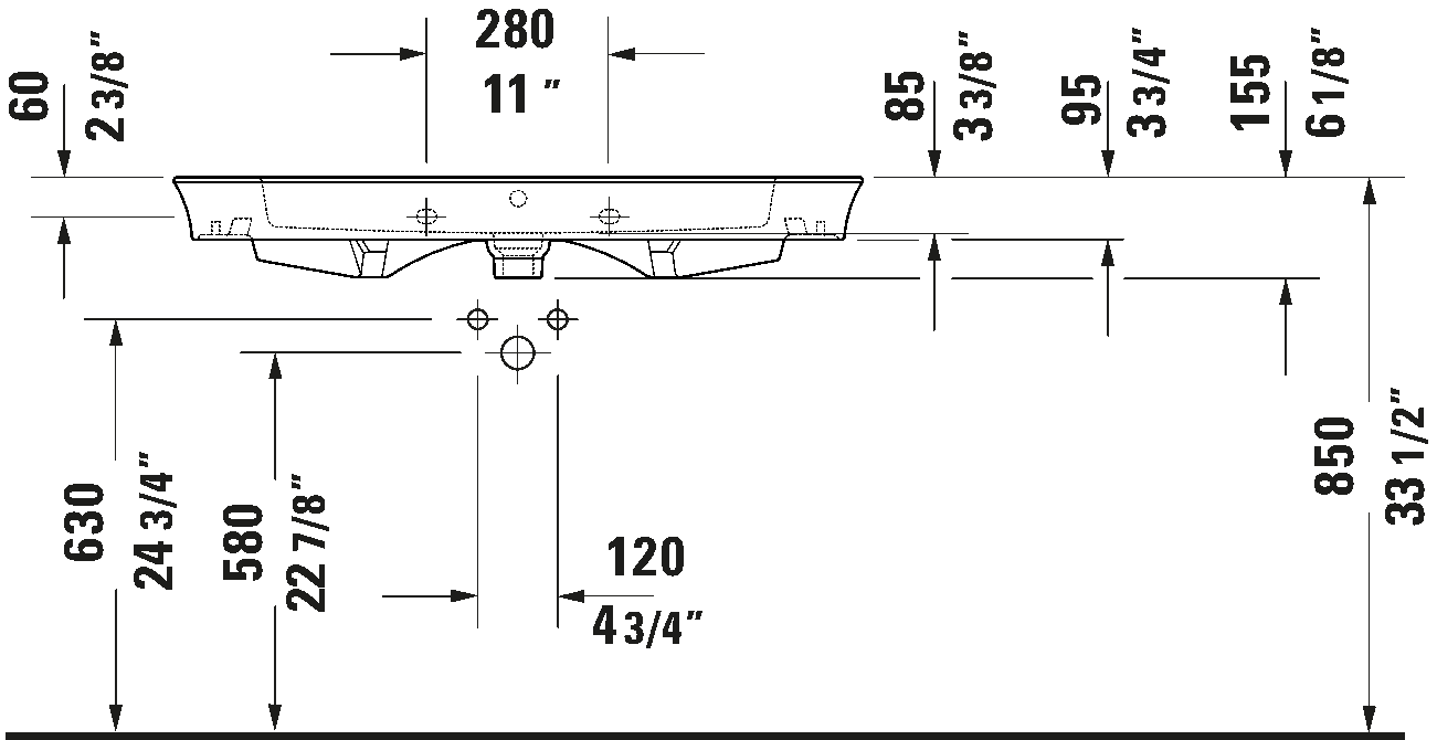 Wall Mounted Sink, 236310