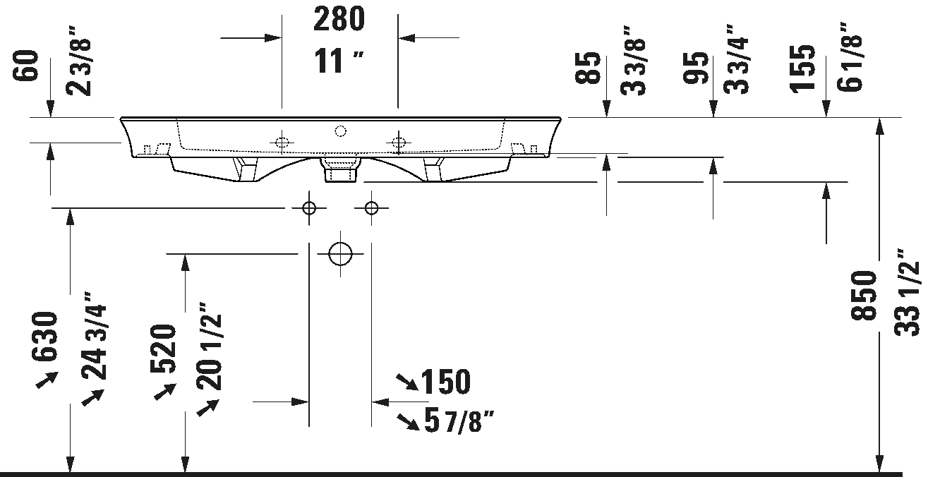 Wall Mounted Sink, 236310