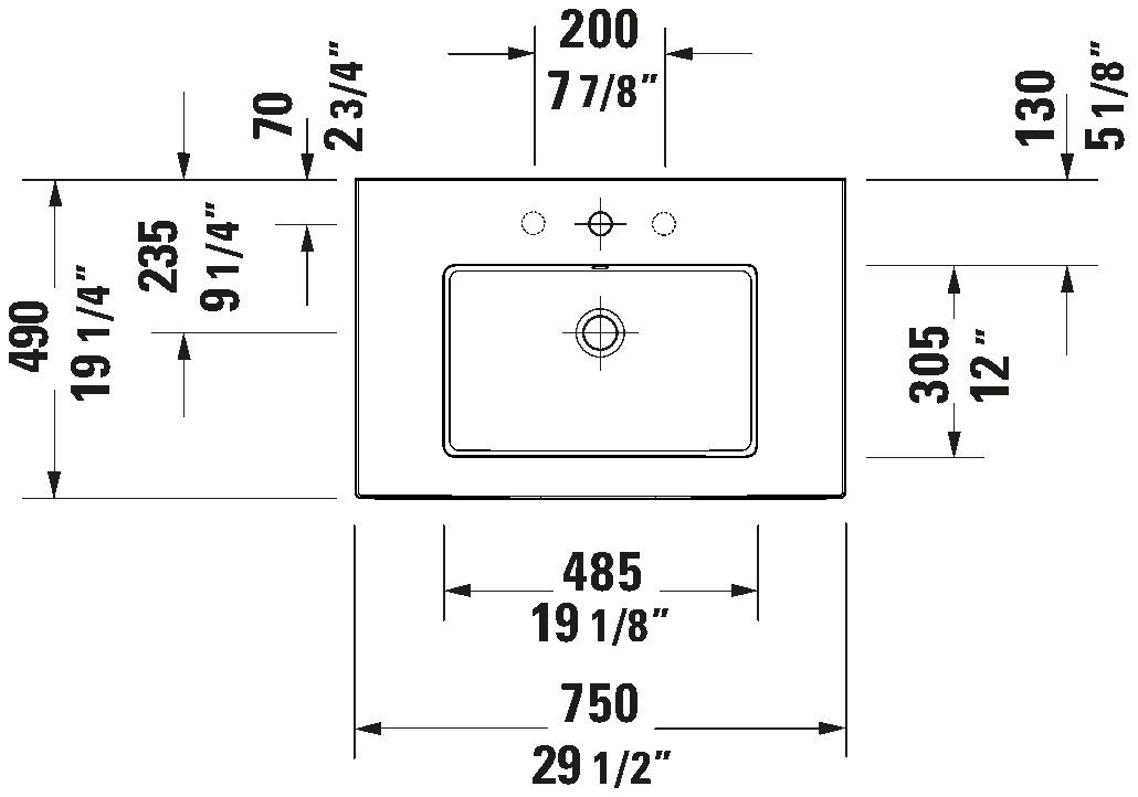 Wall Mounted Sink, 236375