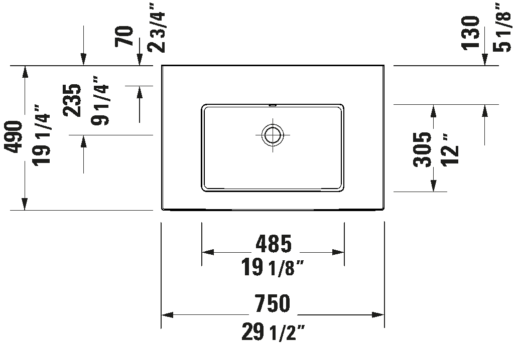 Wall Mounted Sink, 236375