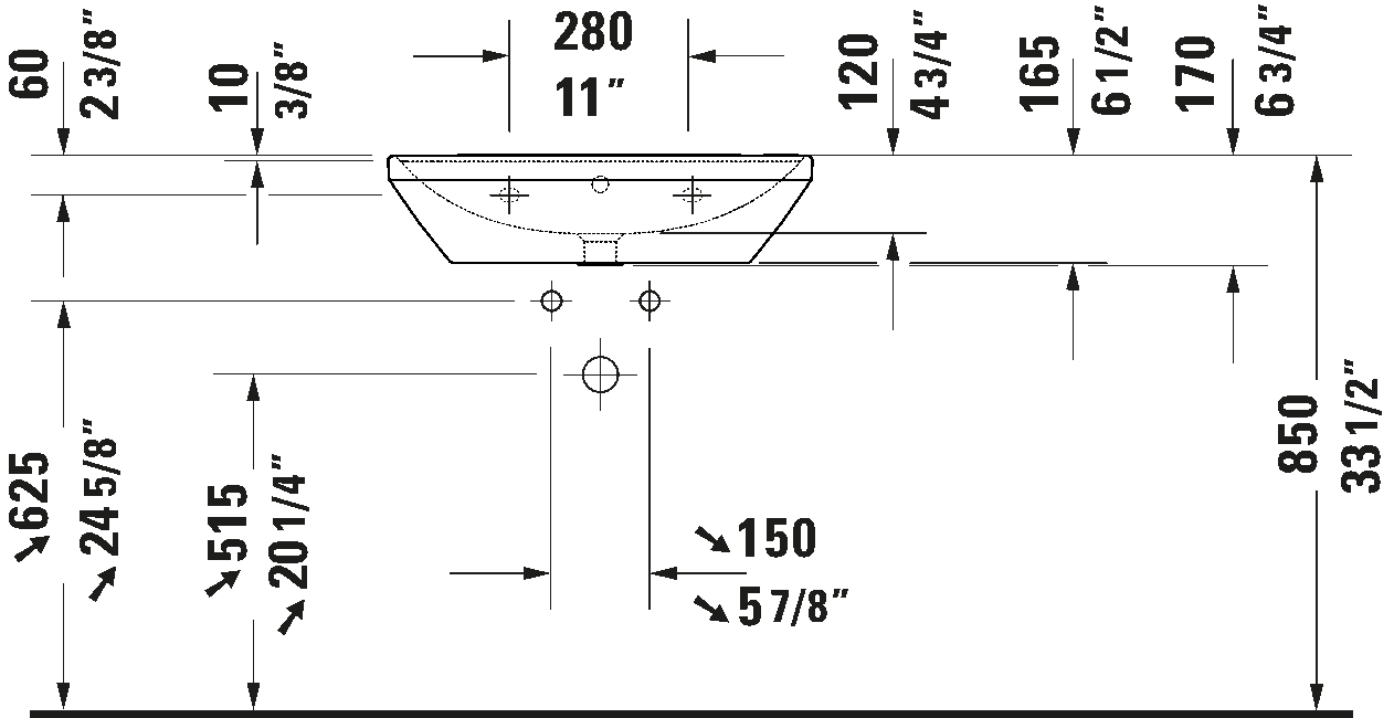 Wall Mounted Sink, 236665