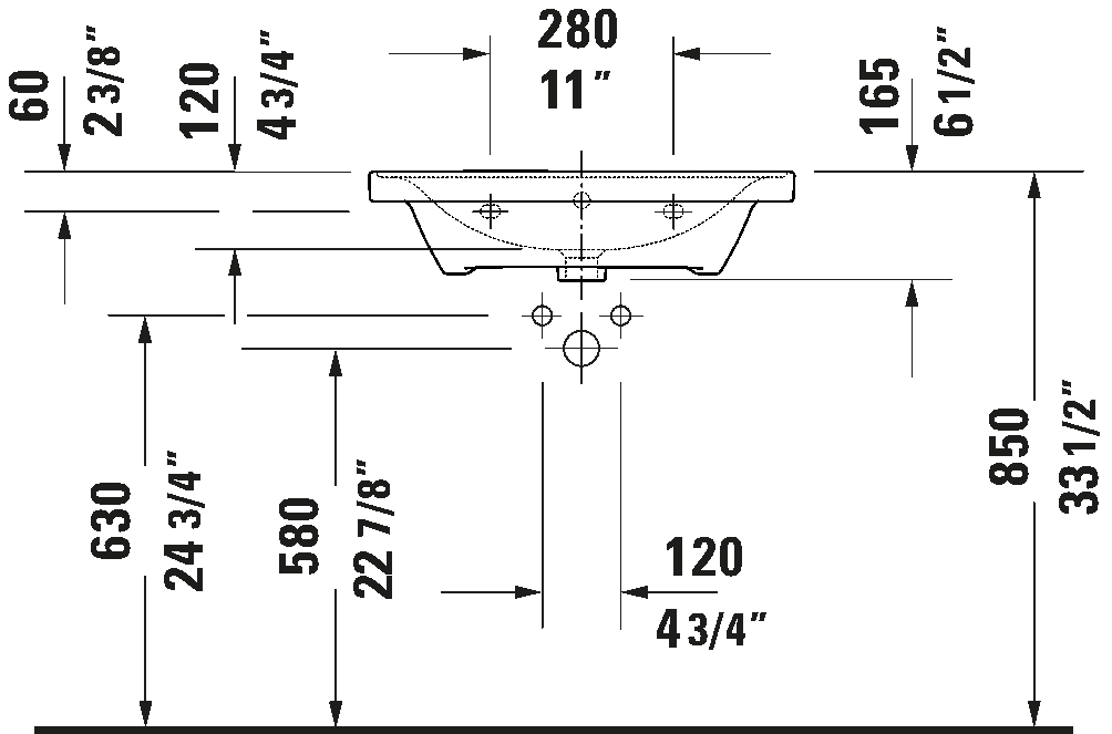 Wall Mounted Sink, 236765