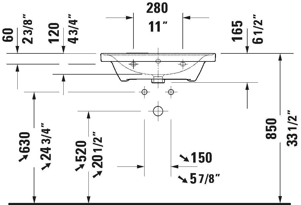 Wall Mounted Sink, 236765