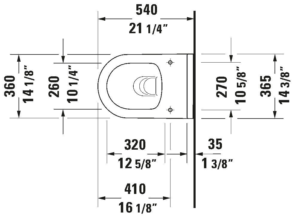 Wall Mounted Toilet, 252709
