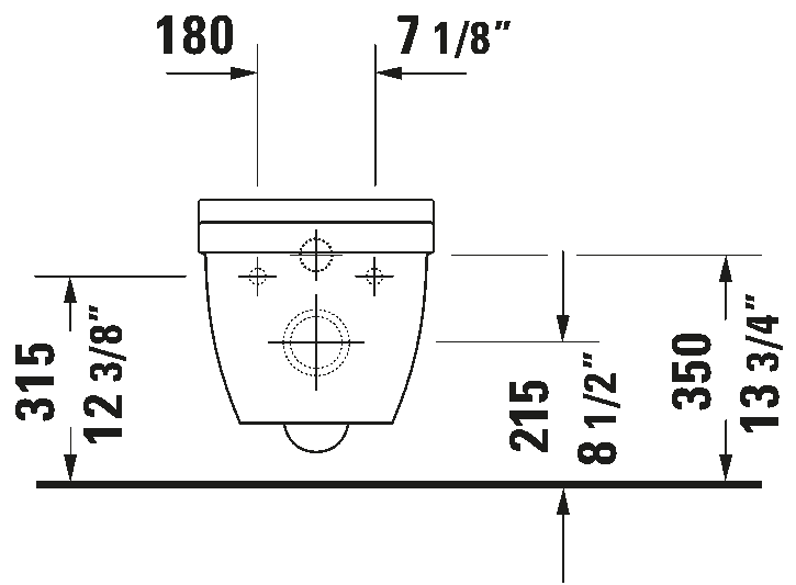 Wall Mounted Toilet, 252709