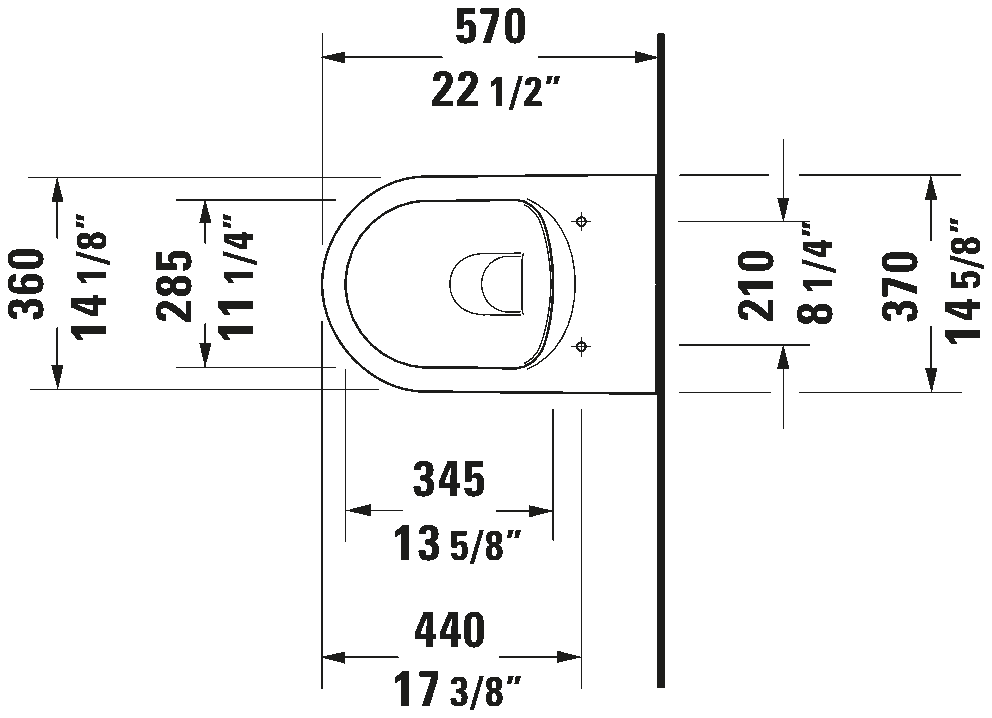 Wall Mounted Toilet, 252909