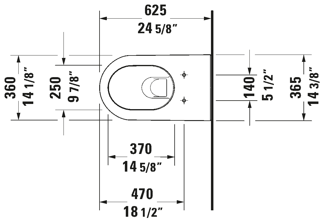 Wall Mounted Toilet, 254409