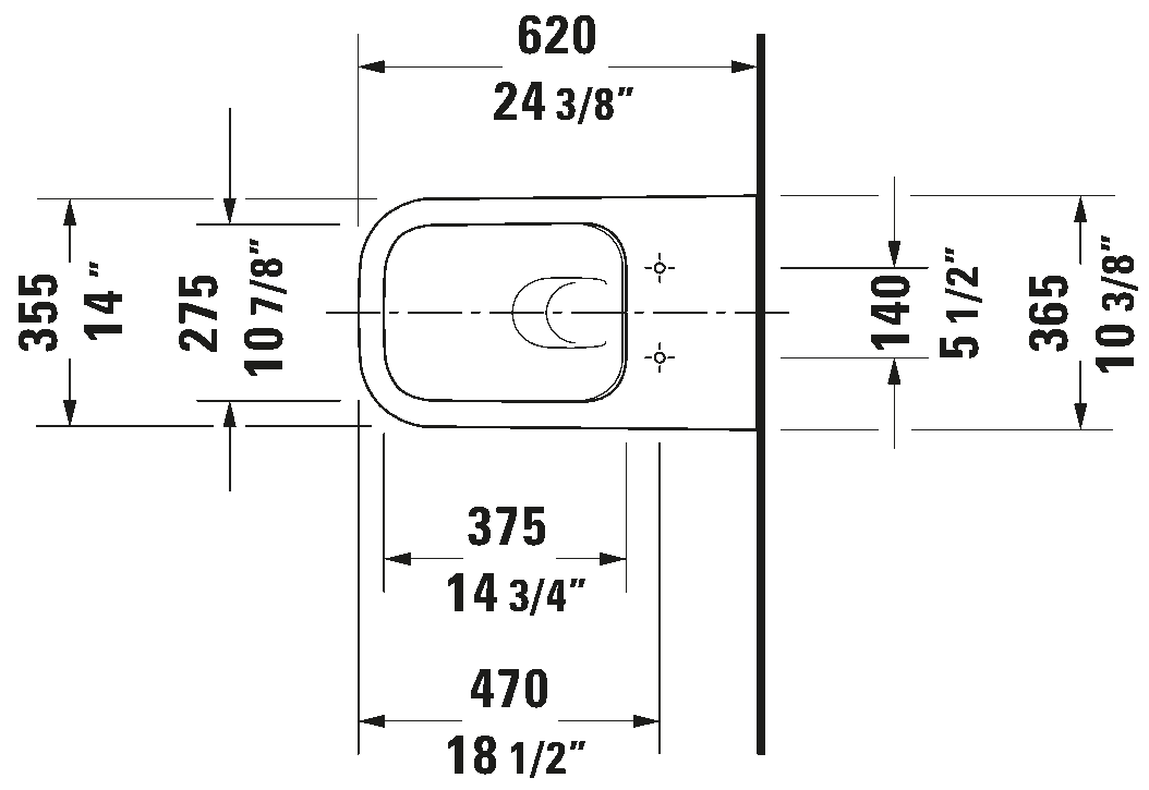 Wall Mounted Toilet, 255009