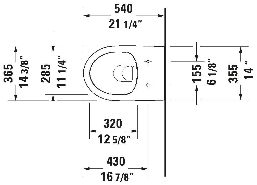 Wall Mounted Toilet, 256209
