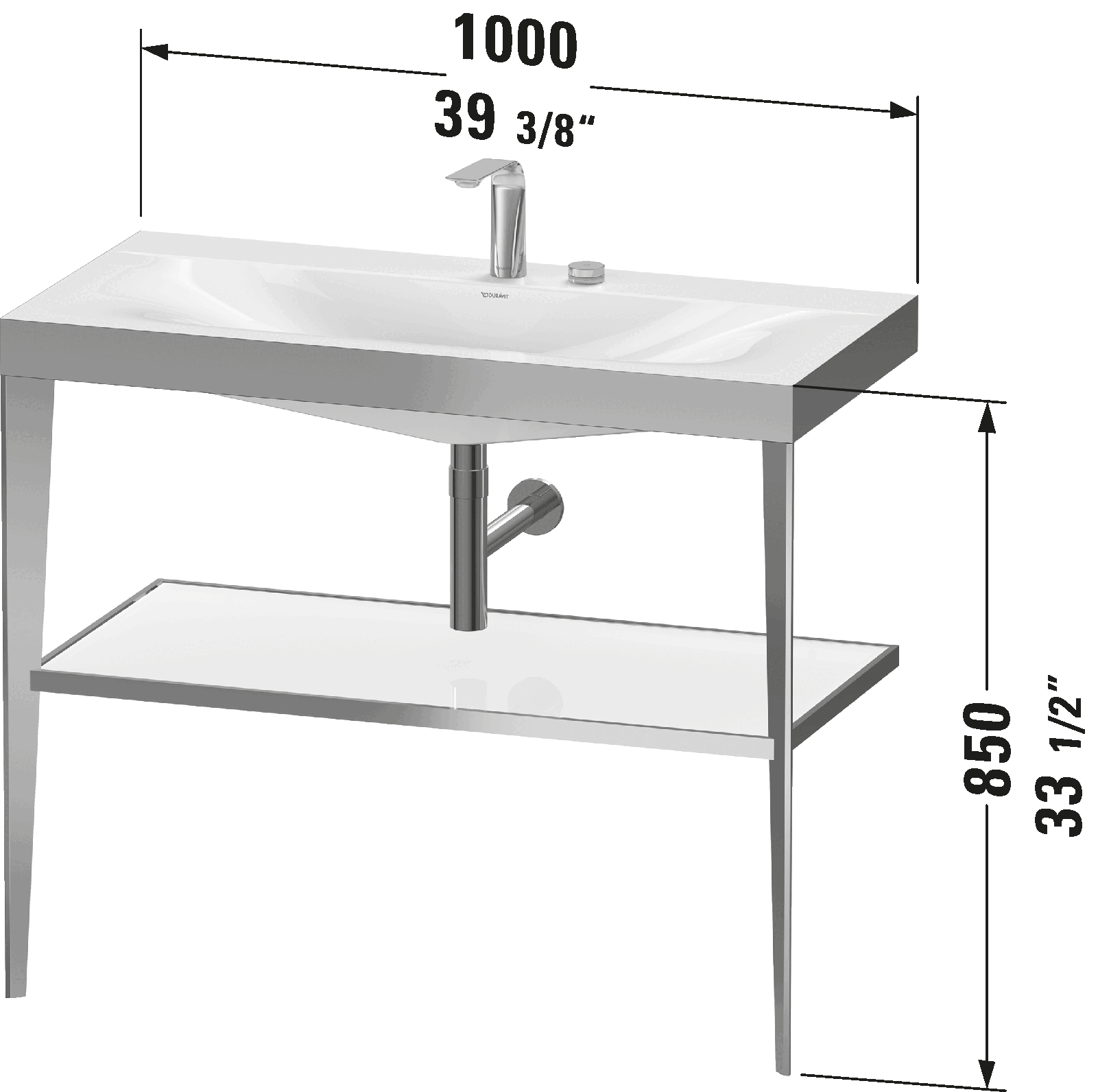c-bonded Console Sink, XV4716 N/O