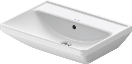 Washbasin, 2366600060 White High Gloss, Rectangular, Number of washing areas: 1 Middle