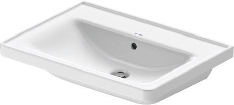 Washbasin, 2367650060 White High Gloss, Number of washing areas: 1 Middle